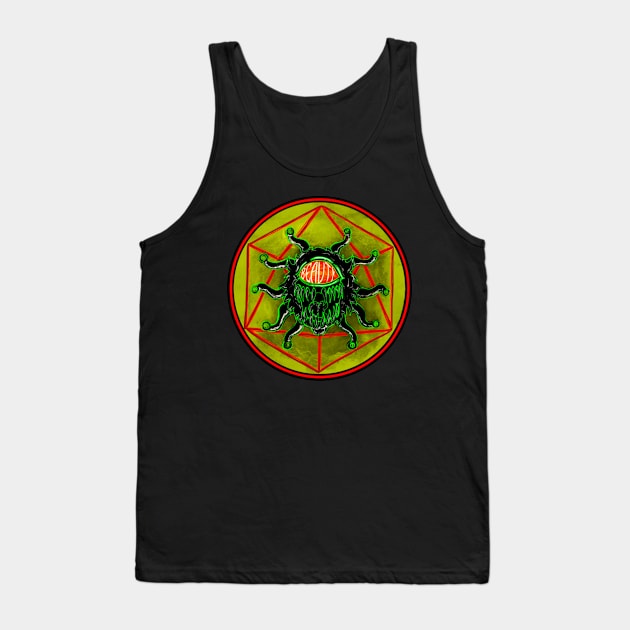 Beauty Is In The Eye Tank Top by AnalogArtByAdam